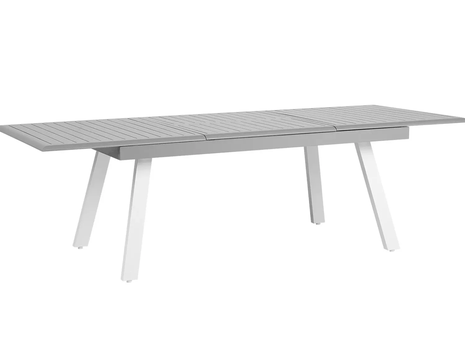 Clearance Beliani PERETA 175/255 cm 100 cm Metallo Grigio chiaro Bianco Grigio