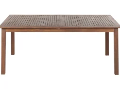Sale Beliani CESANA 180/240 cm 100 cm Legno d'acacia scuro Marrone