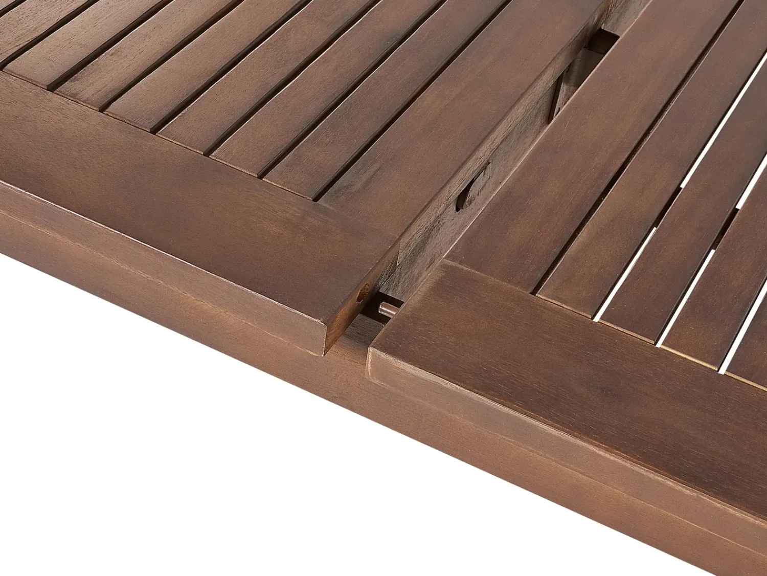 Sale Beliani CESANA 180/240 cm 100 cm Legno d'acacia scuro Marrone