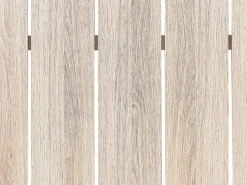 Sale Beliani Tavolo da pranzo allungabile da giardino FANES 184/242 cm 90 cm Metallo Bianco Bianco Marrone