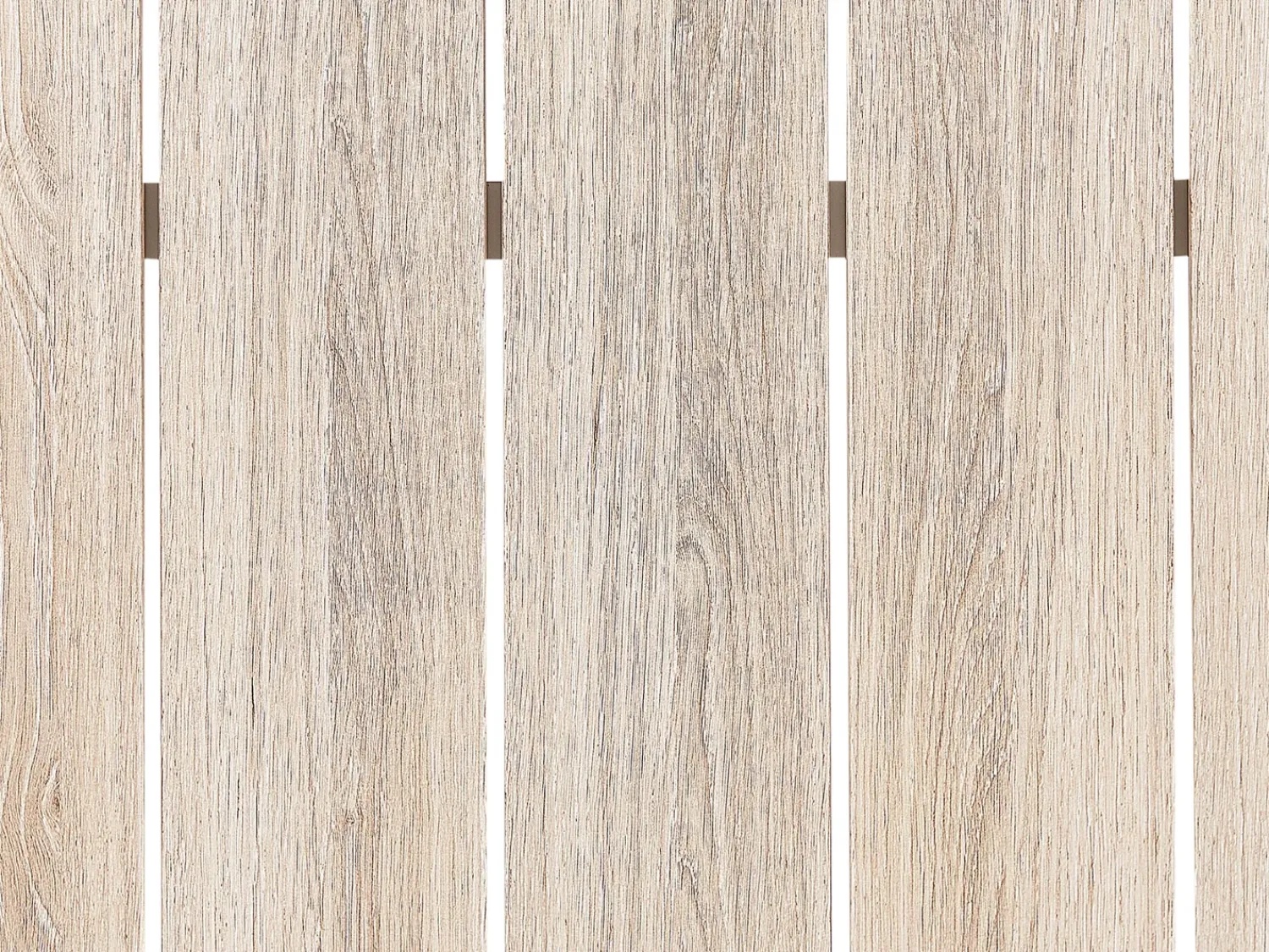 Sale Beliani Tavolo da pranzo allungabile da giardino FANES 184/242 cm 90 cm Metallo Bianco Bianco Marrone