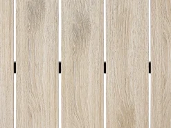 Beliani Tavolo da pranzo allungabile da giardino FANES 184/242 cm 90 cm Metallo Grigio grafite Grigio Marrone
