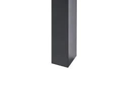 Sale Beliani Tavolo da pranzo allungabile da giardino BINASCO 160/220 cm 90 cm Effetto pietra Grigio Grigio Nero