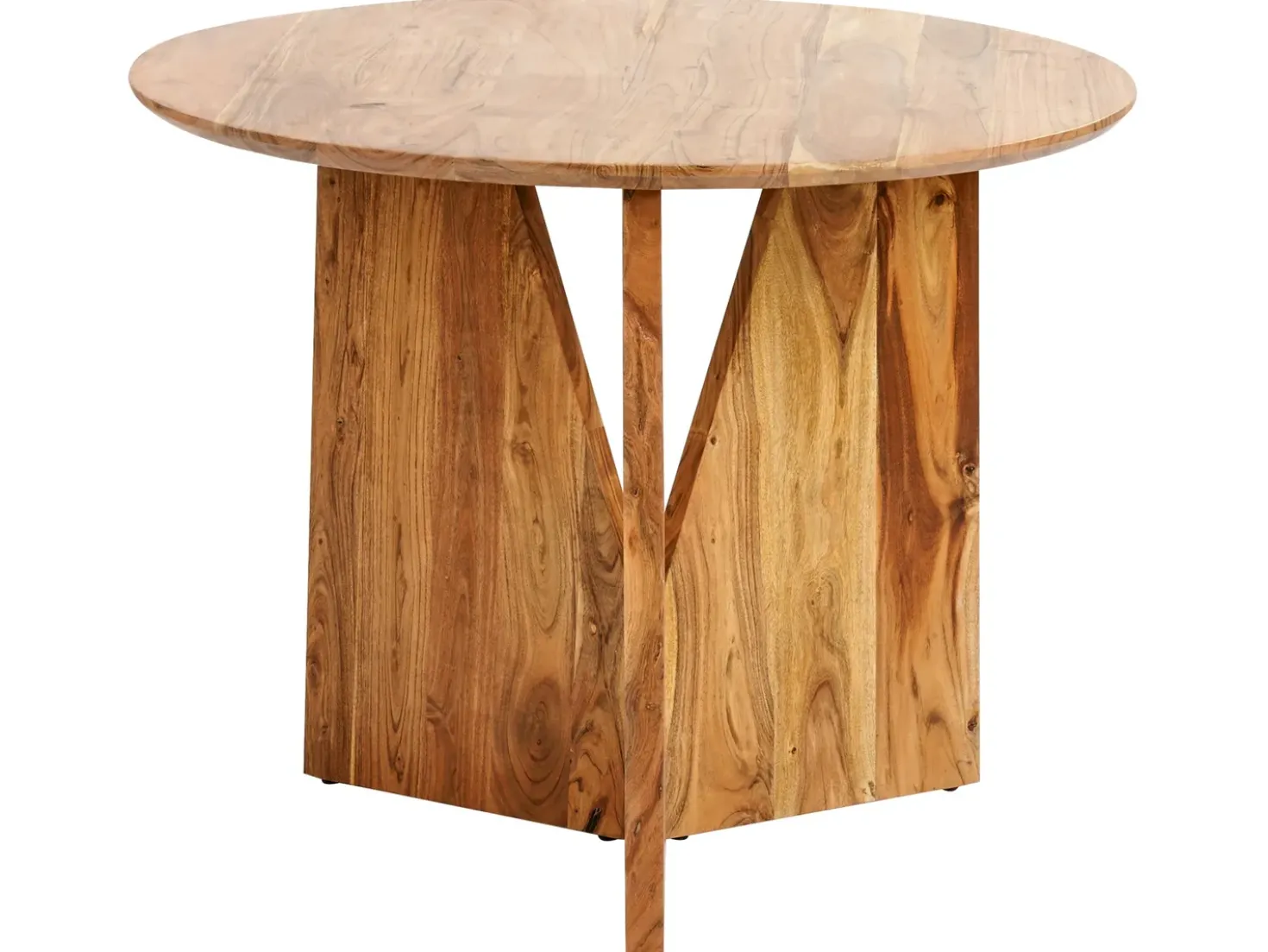 Tavolo da pranzo ARRAN Marrone 100 cm 100 cm Legno d'acacia