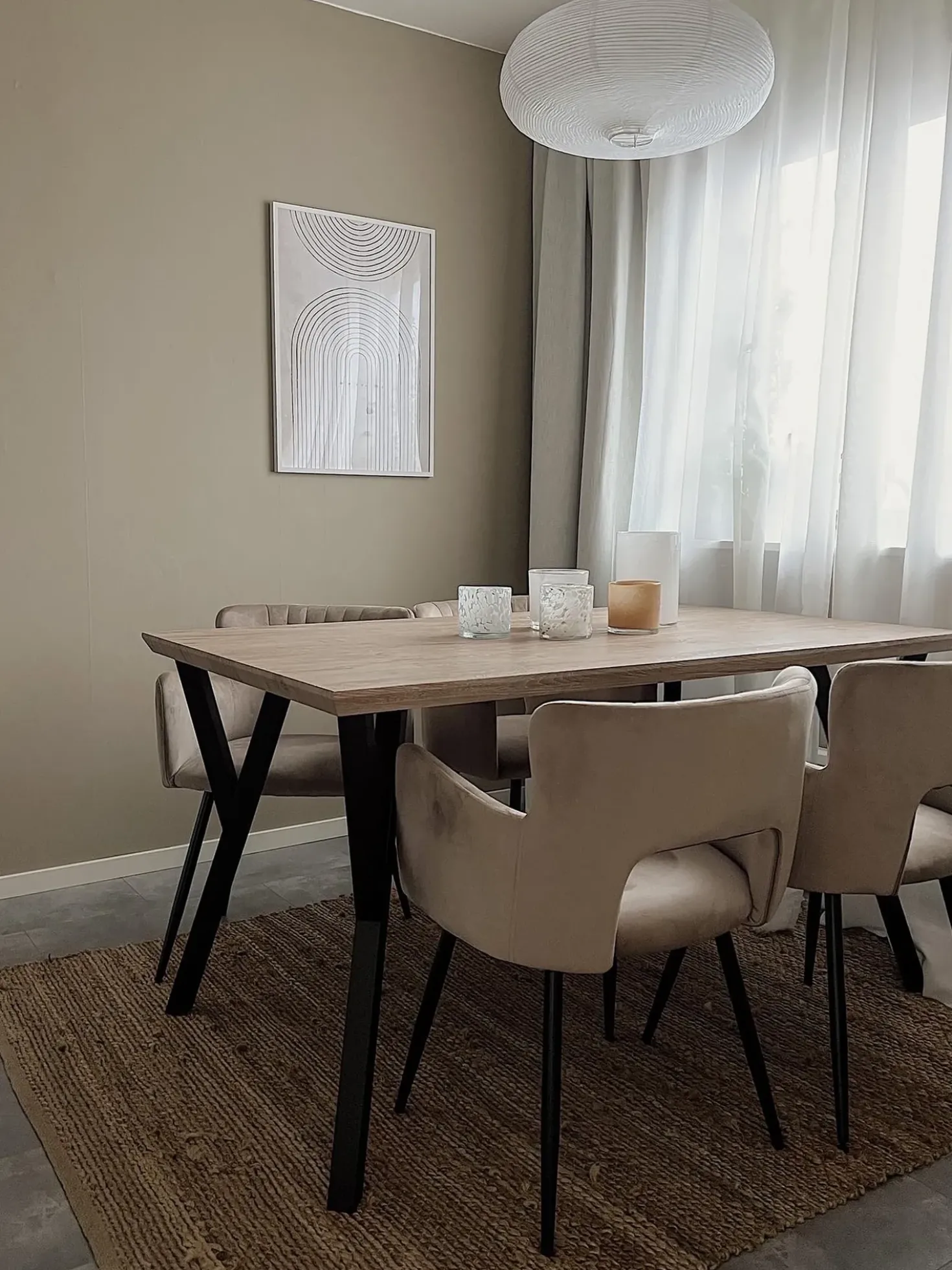 Tavolo da pranzo BRAVO Marrone chiaro 140 cm 80 cm