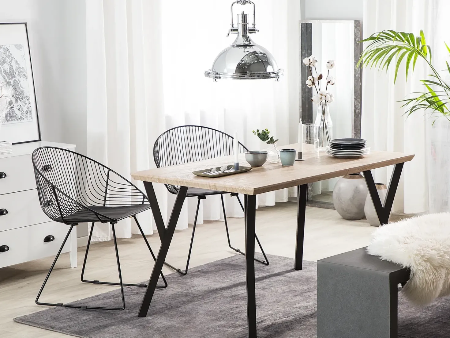 Tavolo da pranzo BRAVO Marrone chiaro 140 cm 80 cm