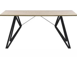 Tavolo da pranzo BUSCOT Marrone chiaro 160 cm 90 cm