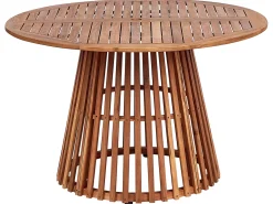 Outlet Beliani AGELLO 120 cm 120 cm Legno d'acacia Marrone