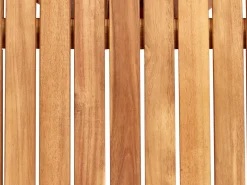Outlet Beliani AGELLO 120 cm 120 cm Legno d'acacia Marrone