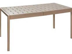 New Beliani Tavolo da pranzo da giardino BARTICA 154 cm 84 cm Marrone