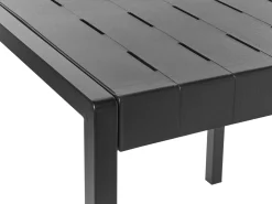 Online Beliani Tavolo da pranzo da giardino BARTICA 84 cm Nero