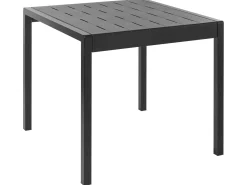 Online Beliani Tavolo da pranzo da giardino BARTICA 84 cm Nero