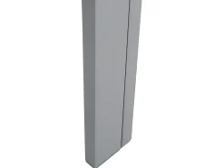 Hot Beliani CATANIA 160 cm 91 cm Vetro Nero Argento Nero