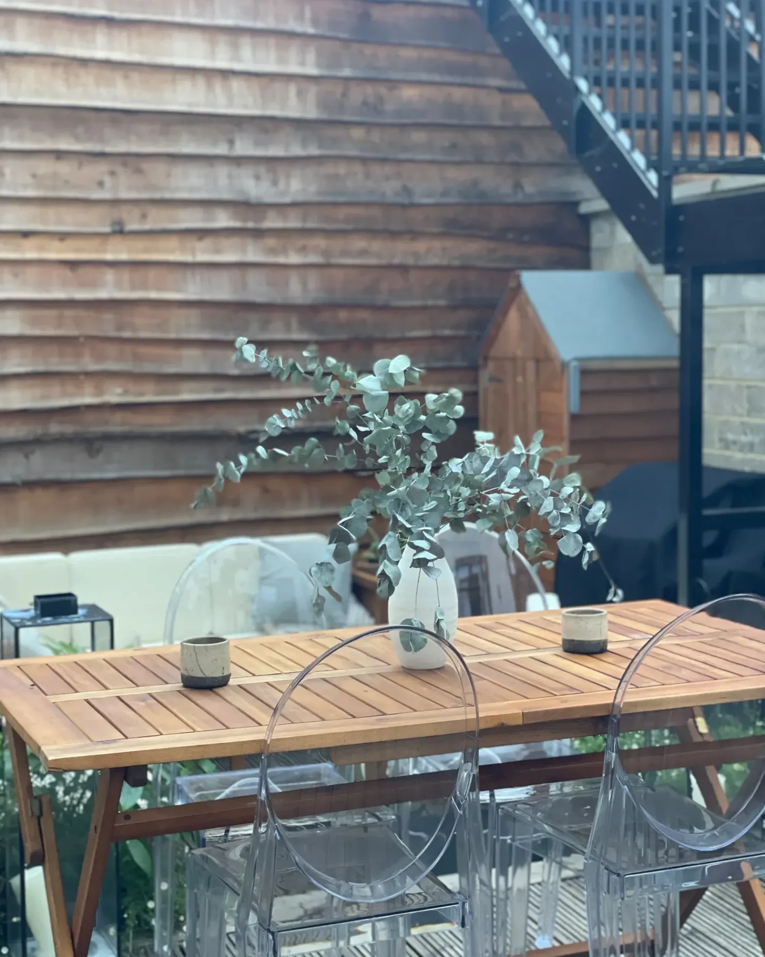 Discount Beliani CENTO 140 cm 75 cm Legno d'acacia Marrone