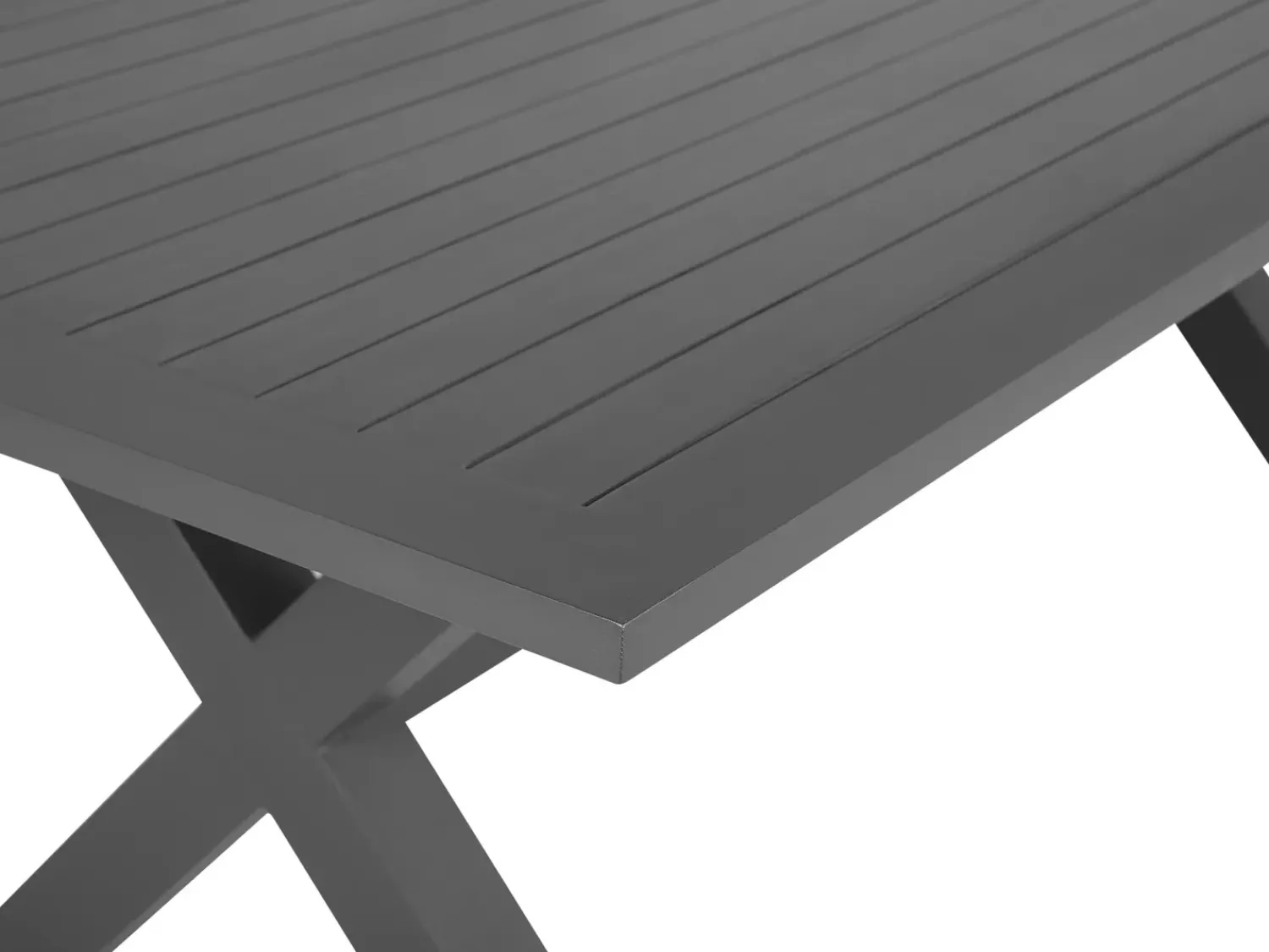 Hot Beliani CASCAIS 200 cm 105 cm Metallo Grigio