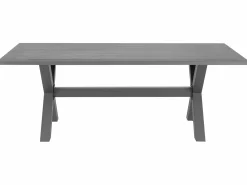 Hot Beliani CASCAIS 200 cm 105 cm Metallo Grigio