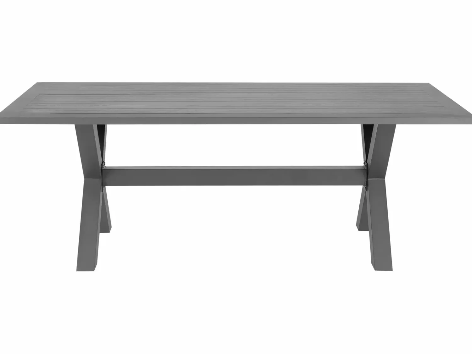 Hot Beliani CASCAIS 200 cm 105 cm Metallo Grigio