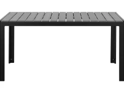 New Beliani COMO 150 cm 90 cm Grigio Grigio Nero