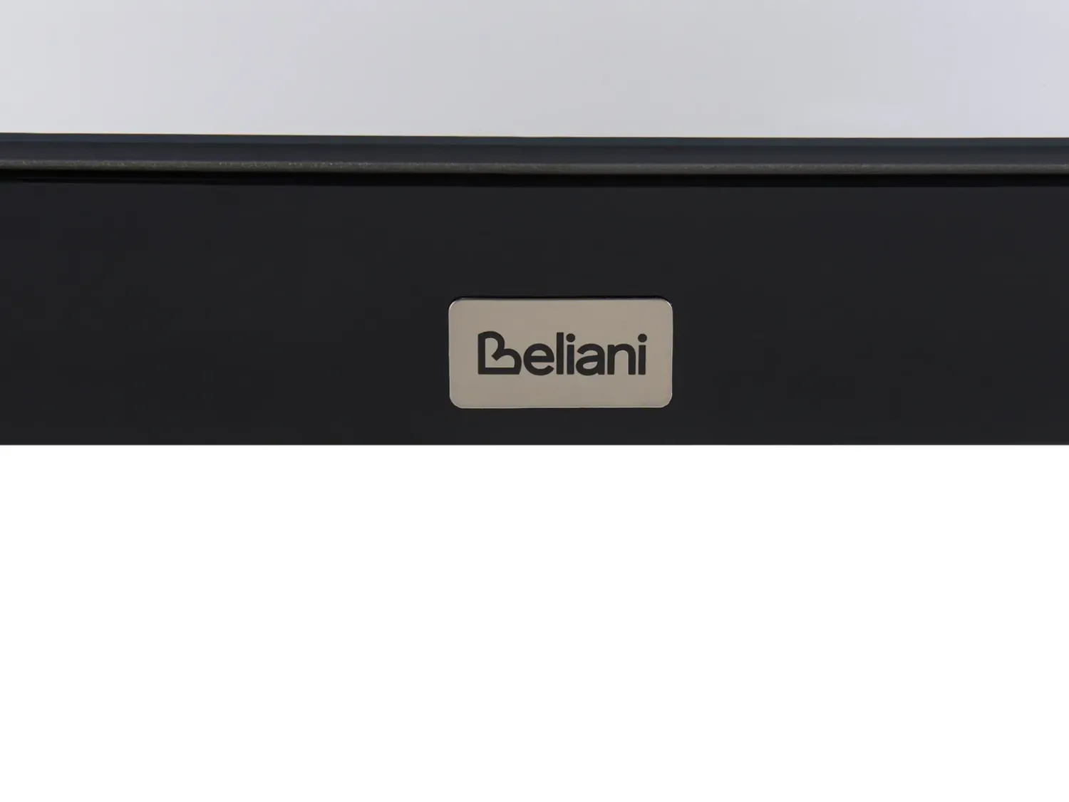 Clearance Beliani CANETTO 150 cm 90 cm Vetro Nero