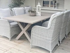 Online Beliani CASCAIS 200 cm 105 cm Metallo Tortora Beige
