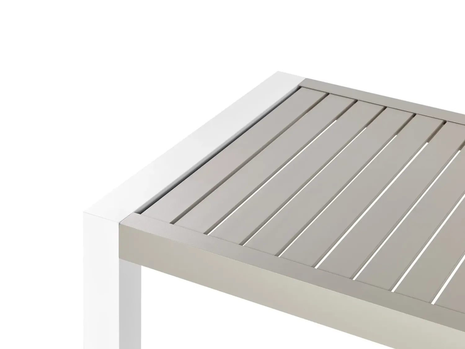 Sale Beliani CASTELLA 120 cm 70 cm Metallo Tortora Beige Bianco