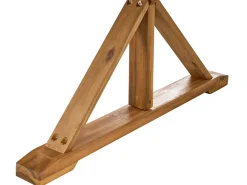 Outlet Beliani Tavolo da pranzo da giardino CALABRITTO 90 cm 180 cm Legno d'acacia Marrone