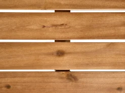 Outlet Beliani Tavolo da pranzo da giardino CALABRITTO 90 cm 180 cm Legno d'acacia Marrone