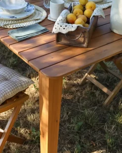 Discount Beliani FORNELLI 180 cm 90 cm Legno d'acacia Marrone