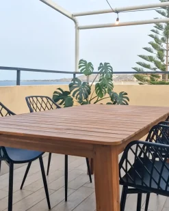 Discount Beliani FORNELLI 180 cm 90 cm Legno d'acacia Marrone