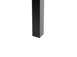 Beliani Tavolo da pranzo da giardino FELETTO 180 cm 90 cm Pietra Marmo Grigio Grigio Nero