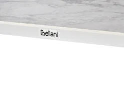 Sale Beliani Tavolo da pranzo da giardino FELETTO 180 cm 90 cm Pietra Marmo Bianco