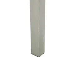 Clearance Beliani Tavolo da pranzo da giardino GROSSETO 220 cm 100 cm Vetro incrinato Trasparente Trasparente Argento