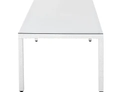 New Beliani ITALY 220 cm 100 cm Vetro Bianco