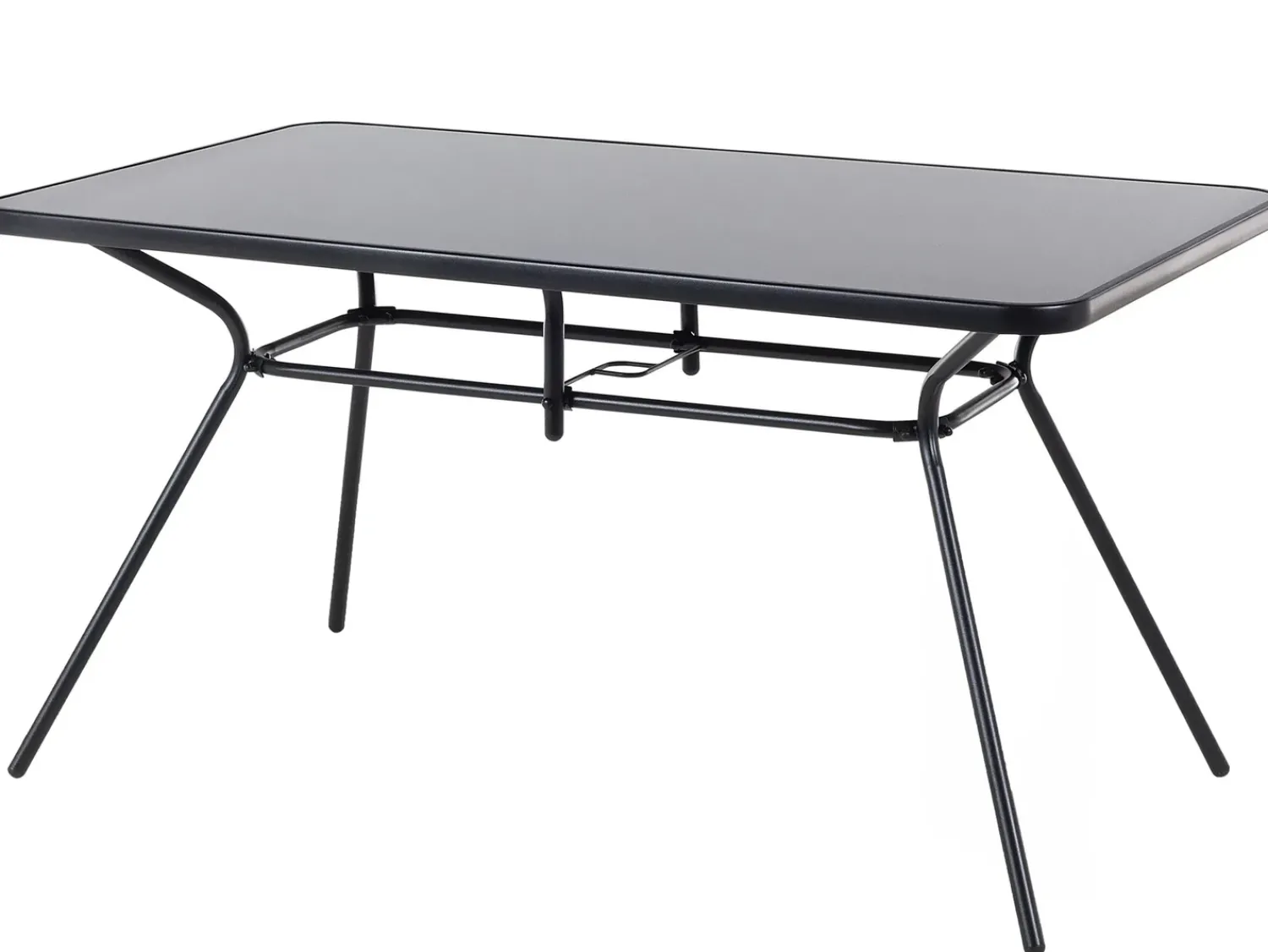 Sale Beliani LIVO 140 cm 80 cm Vetro Nero