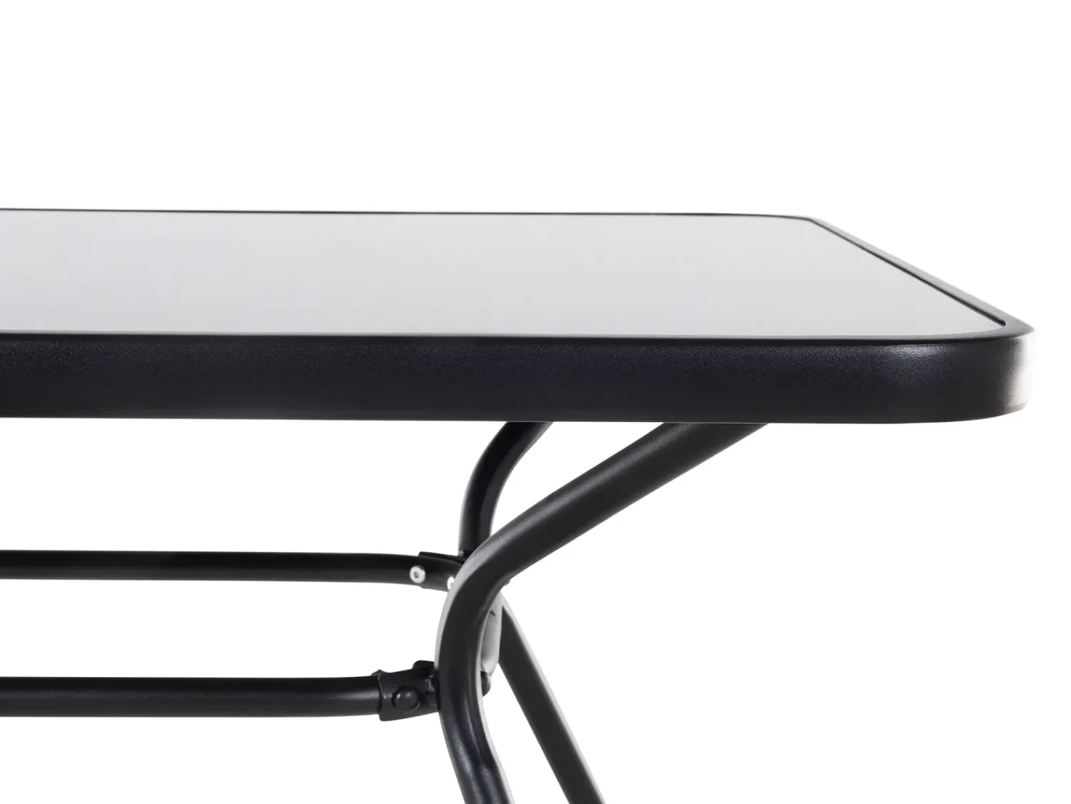 Sale Beliani LIVO 140 cm 80 cm Vetro Nero