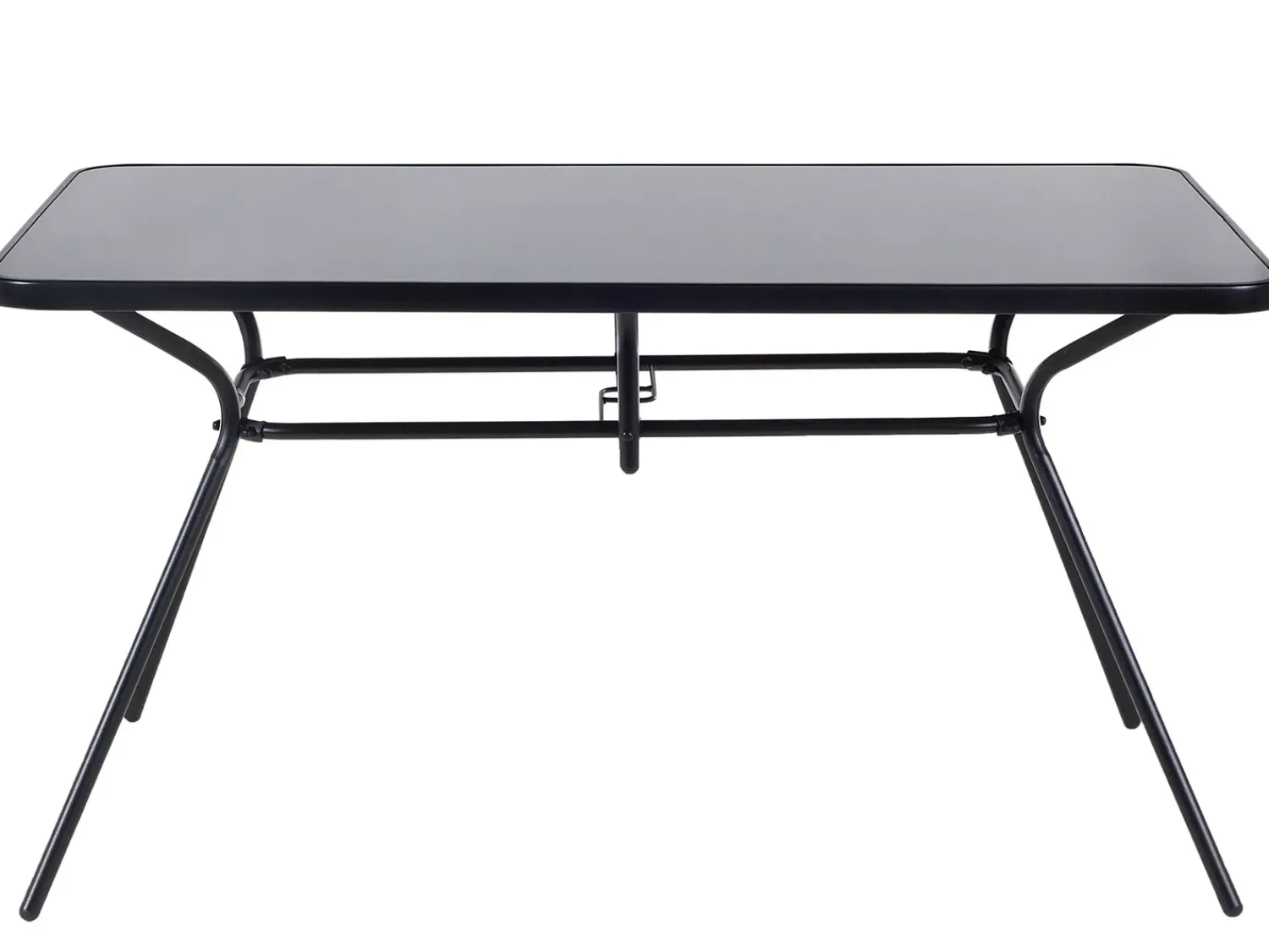 Sale Beliani LIVO 140 cm 80 cm Vetro Nero