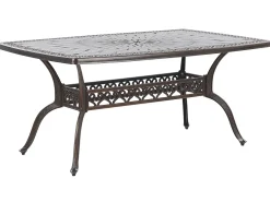Beliani LIZZANO 165 cm 102 cm Metallo Marrone scuro Arancione Marrone