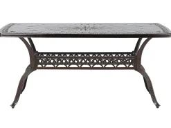 Beliani LIZZANO 165 cm 102 cm Metallo Marrone scuro Arancione Marrone