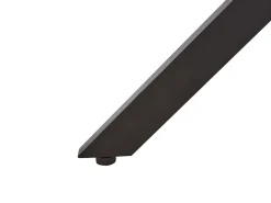 Hot Beliani Tavolo da pranzo da giardino LISSONE 110 cm 110 cm Legno d'acacia Marrone Marrone Nero