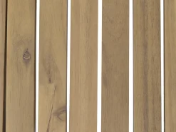 Sale Beliani LASCARI 120 cm 120 cm Legno d'acacia Marrone chiaro Marrone Nero