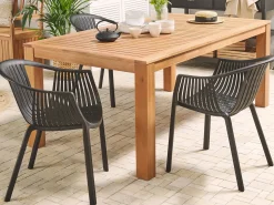 New Beliani MONSANO 190 cm 105 cm Legno d'eucalipto Marrone