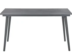 Discount Beliani MILETO 140 cm 80 cm Vetro Grigio