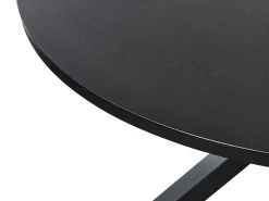 Hot Beliani MALETTO 120 cm 120 cm Vetro Nero