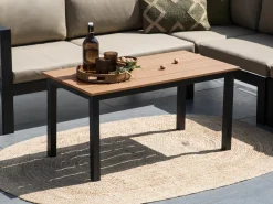 Online Beliani MESSINA 100 cm 52 cm Nero Marrone Nero