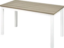Clearance Beliani MESSINA 100 cm 52 cm Bianco Bianco Marrone