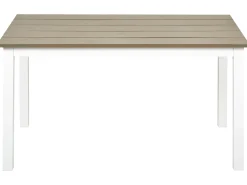 Clearance Beliani MESSINA 100 cm 52 cm Bianco Bianco Marrone
