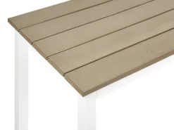 Clearance Beliani MESSINA 100 cm 52 cm Bianco Bianco Marrone