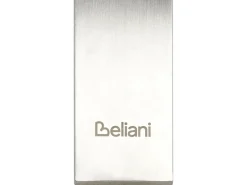 Online Beliani Tavolo da pranzo da giardino MALETTO 120 cm 120 cm Vetro Argento Trasparente Argento