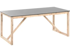 Clearance Beliani NOTTERI 180 cm 90 cm Cemento Grigio Marrone Grigio