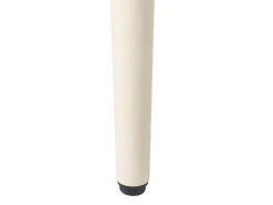 Outlet Beliani Tavolo da pranzo da giardino NATURNO 80 cm 80 cm Metallo chiaro Beige